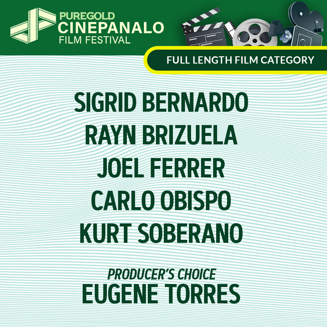 Puregold CinePanalo otorga becas de largometraje a cuatro directores establecidos y dos primeros